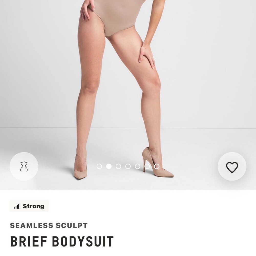 SKIMS Seamless Sculpt Brief Bodysuit in Mica